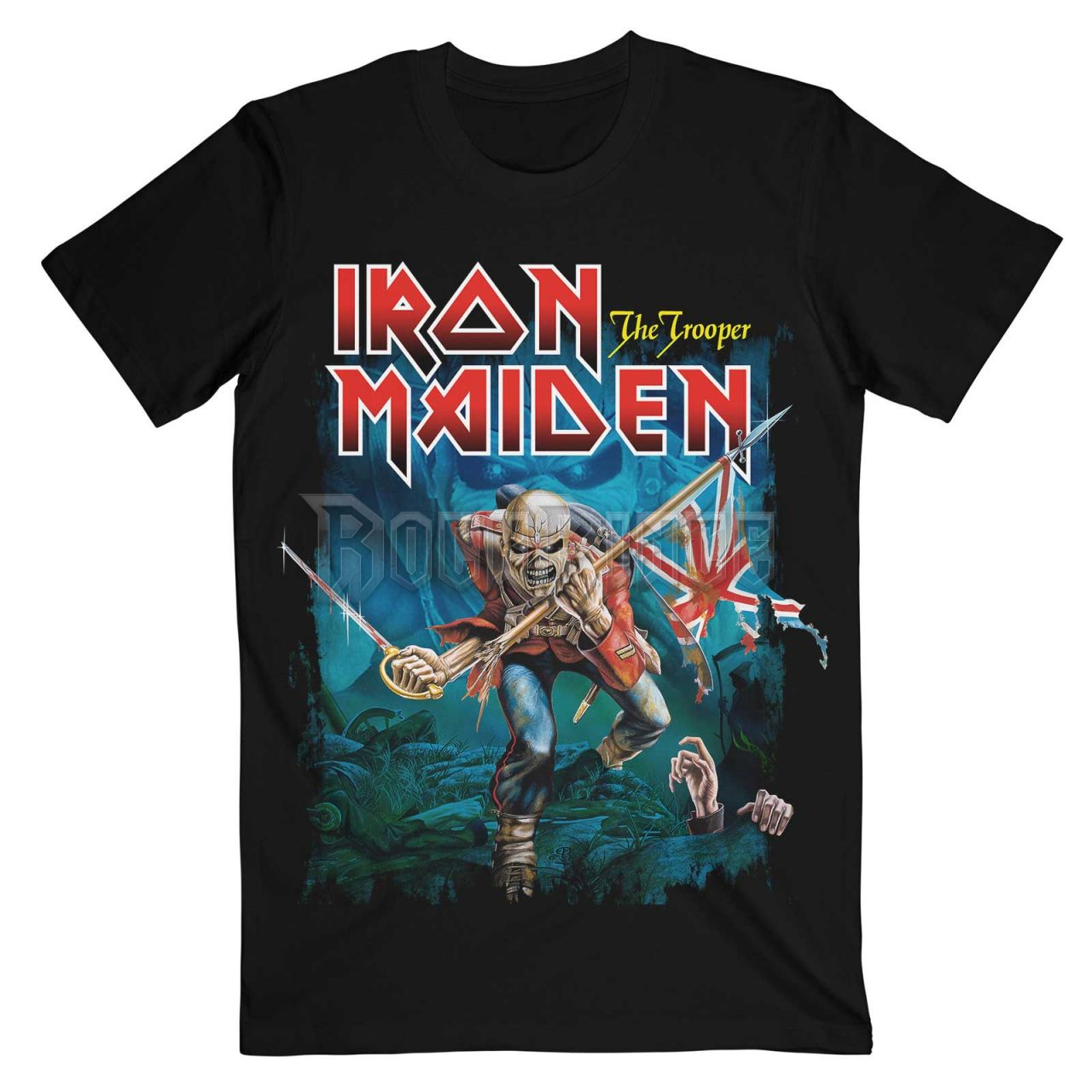 Iron Maiden - Trooper Eddie Large Eyes - unisex póló - IMTEE168MB