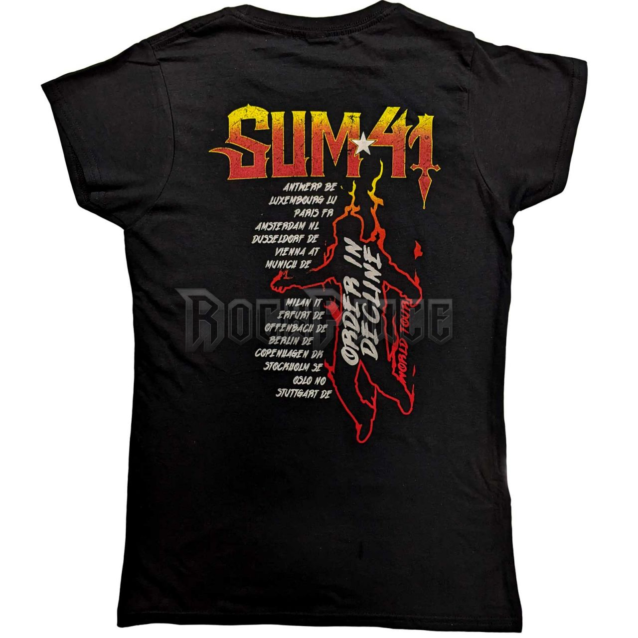 Sum 41 - Order In Decline Tour 2020 Band Photo - női póló - SUMTS06LB