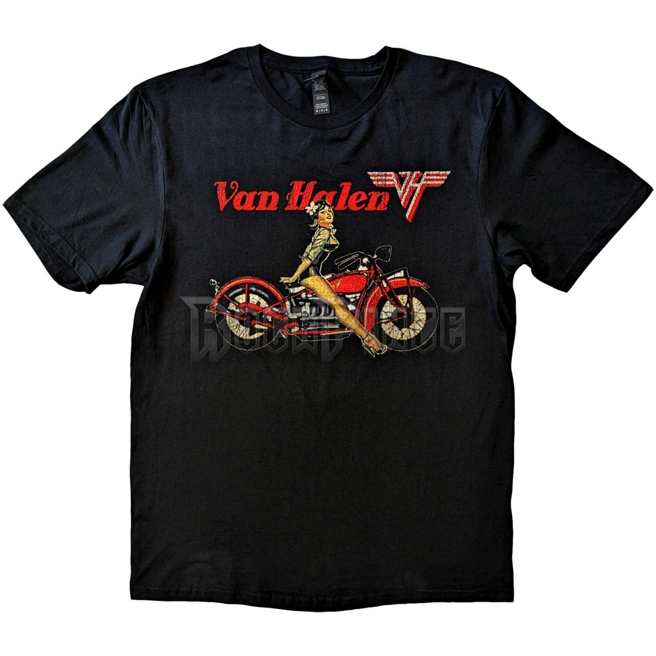Van Halen - Pin-up Motorcycle - unisex póló - VHTS21MB