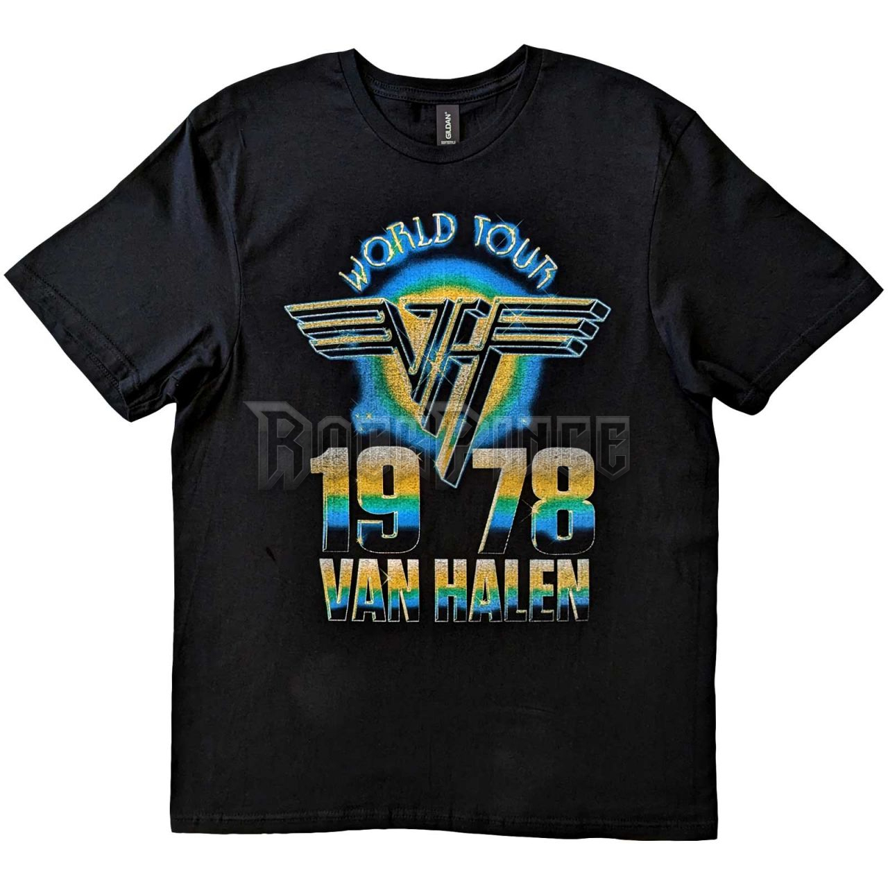 Van Halen - World Tour '78 - unisex póló - VHTS23MB