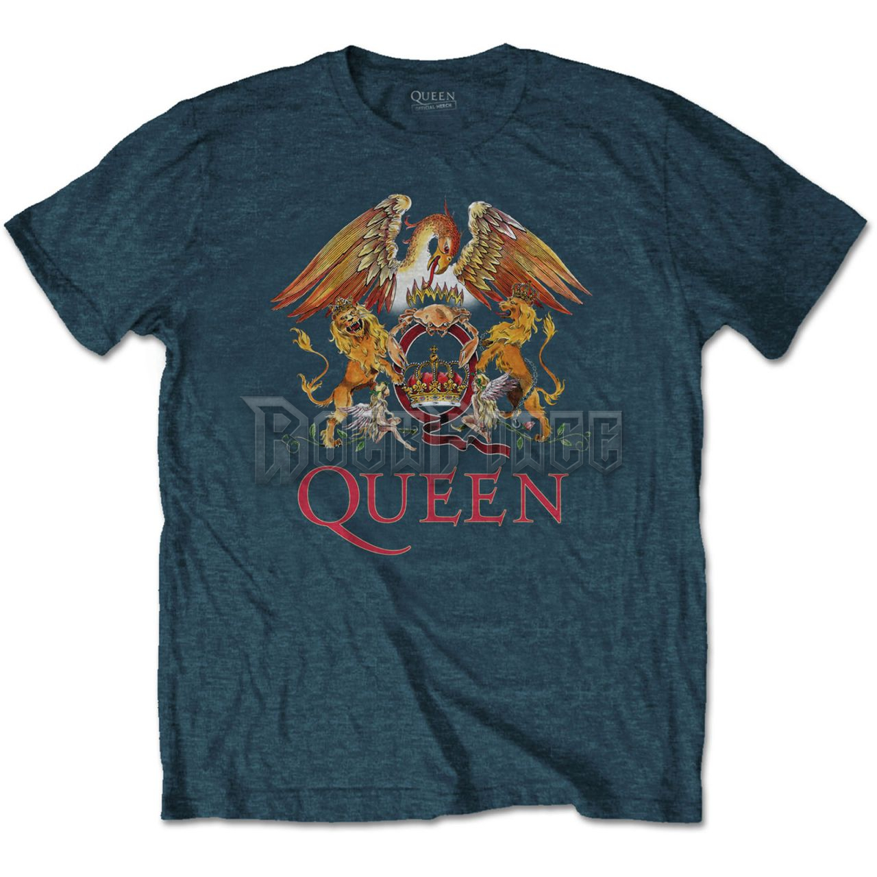 Queen - Classic Crest - unisex póló - QUTS03MD