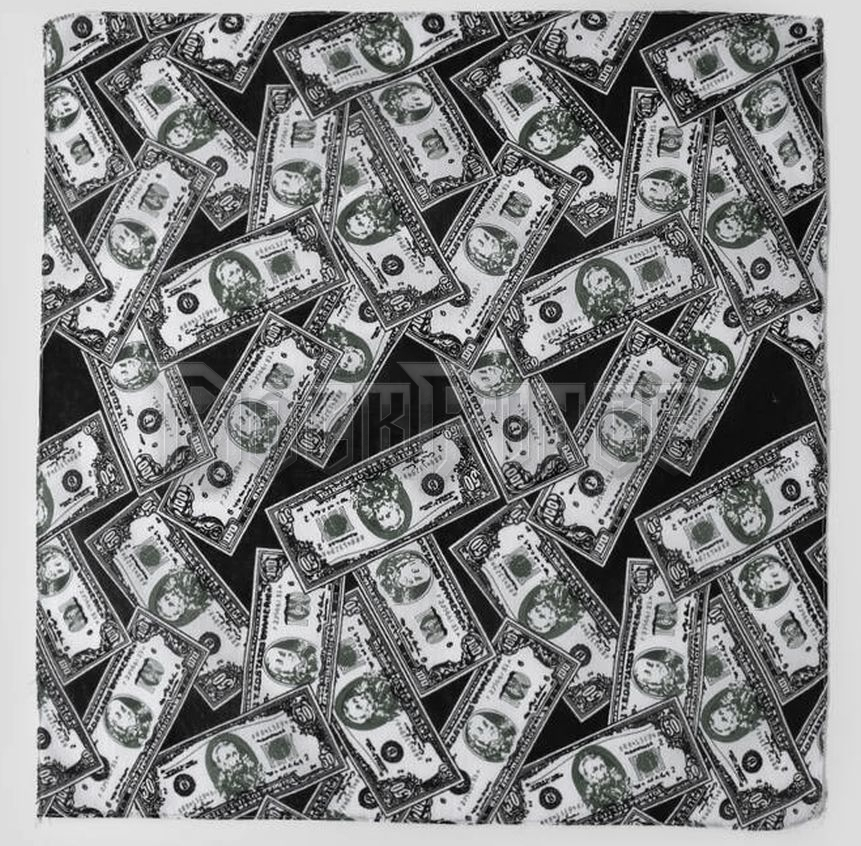 Dollar Print Bandana - kendő/bandana