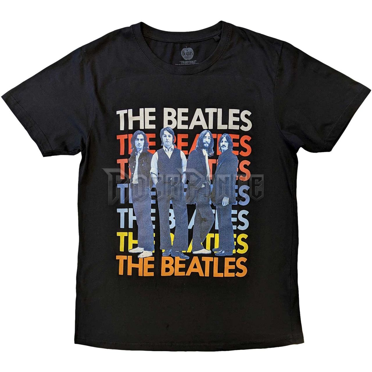 The Beatles - Iconic Multicolour - unisex póló - BEATTEE537MB
