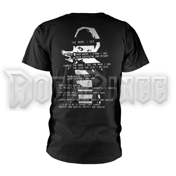 DISCHARGE - THE MORE I SEE - unisex póló - PH13199