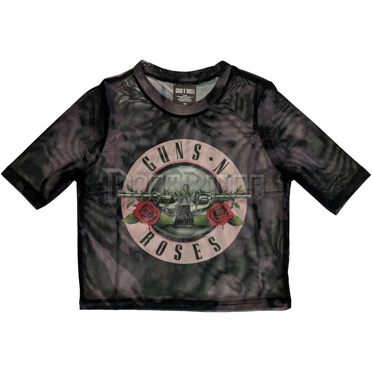Guns N' Roses - Pink Tint Bullet Logo - női crop top - GNRMCT142LB