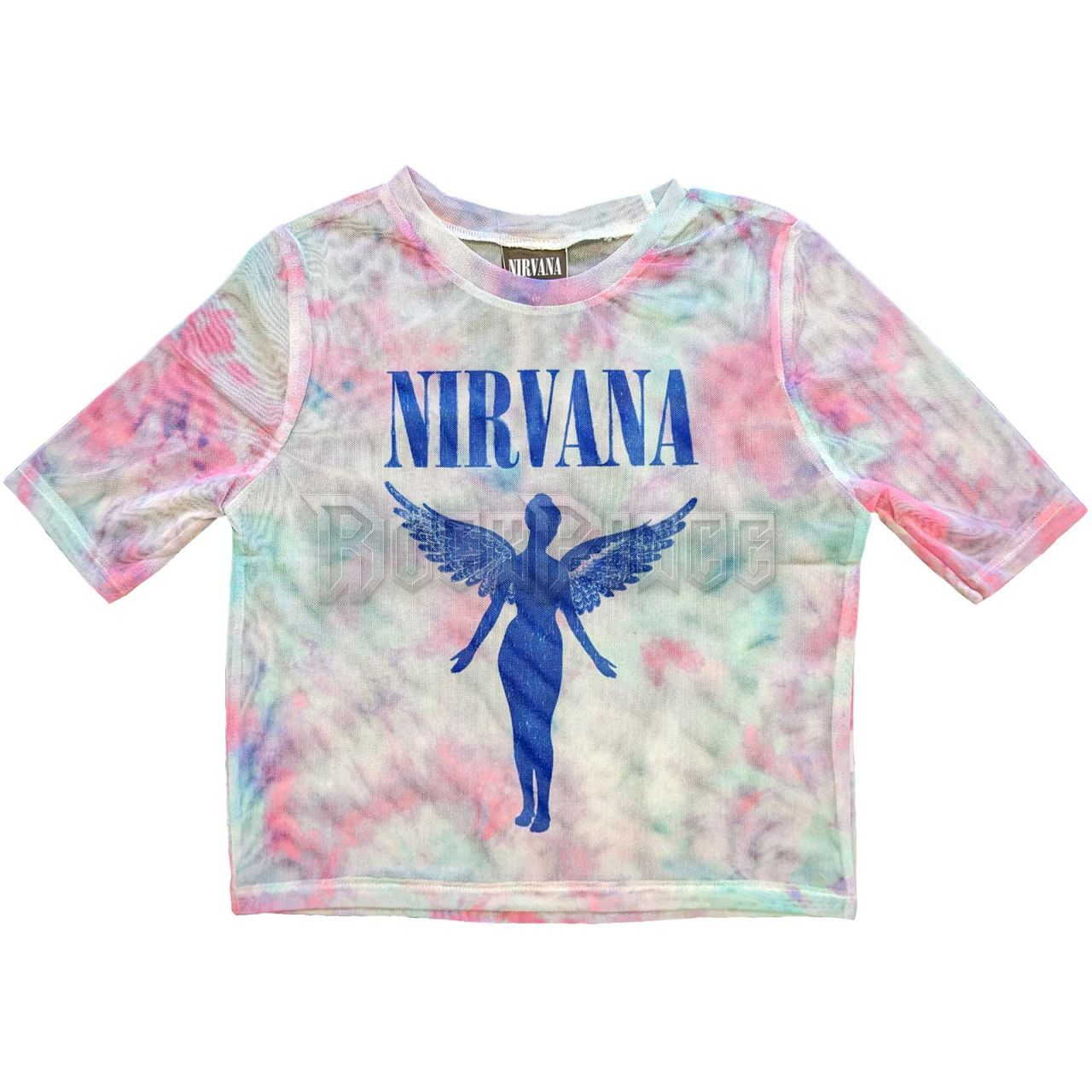 Nirvana - Angelic Blue Mono - női crop top - NIRVMCT82LW