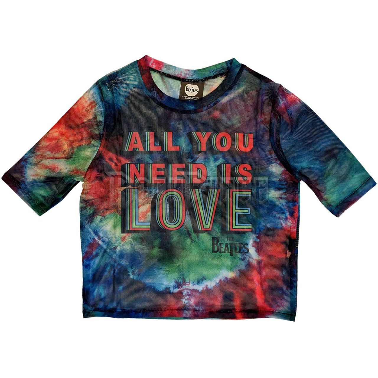 The Beatles - All You Need Is Love - női crop top - BEATMCT557LBL