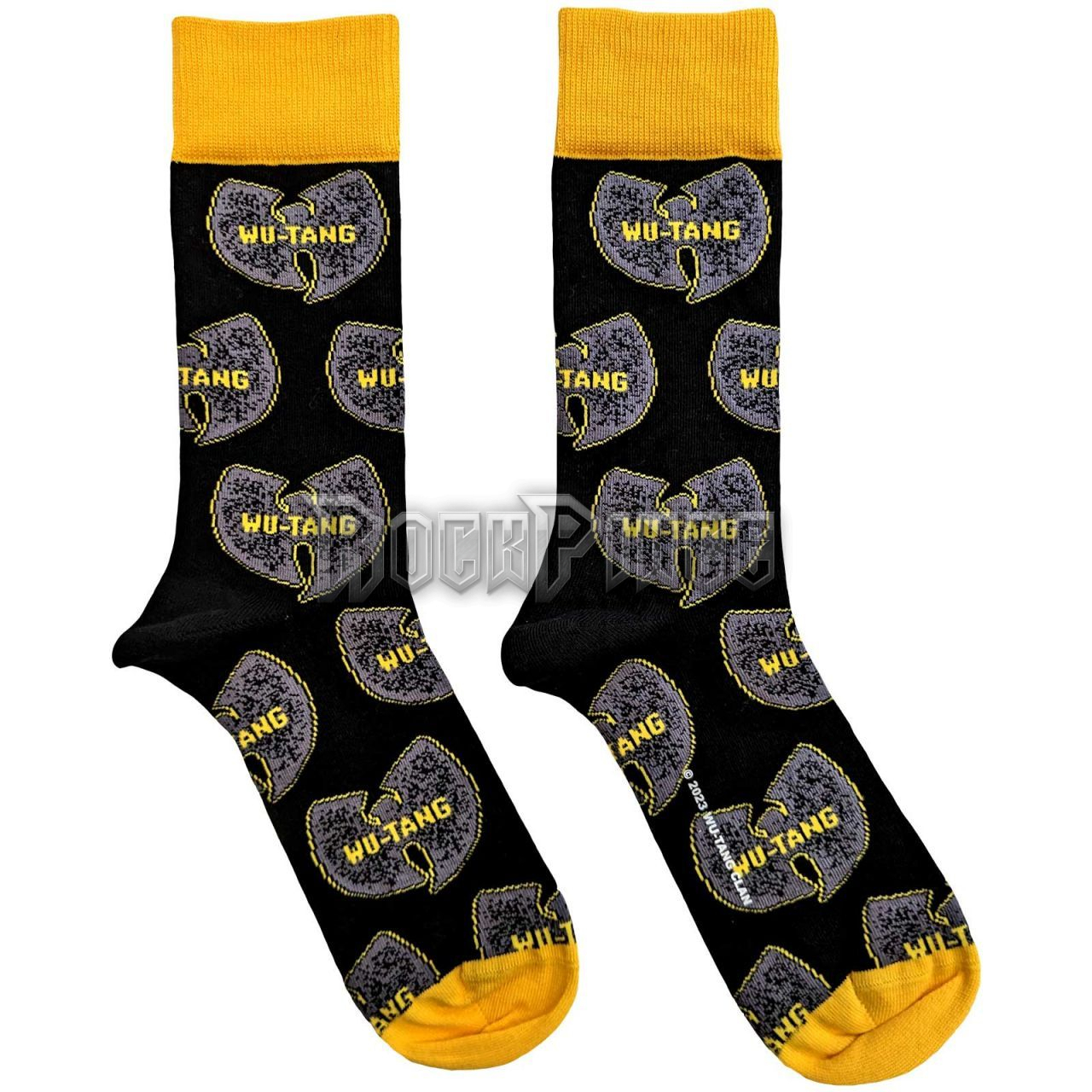 Wu-Tang Clan - Grey Logos - unisex boka zokni (egy méret: 40-45) - WTCSCK06MB