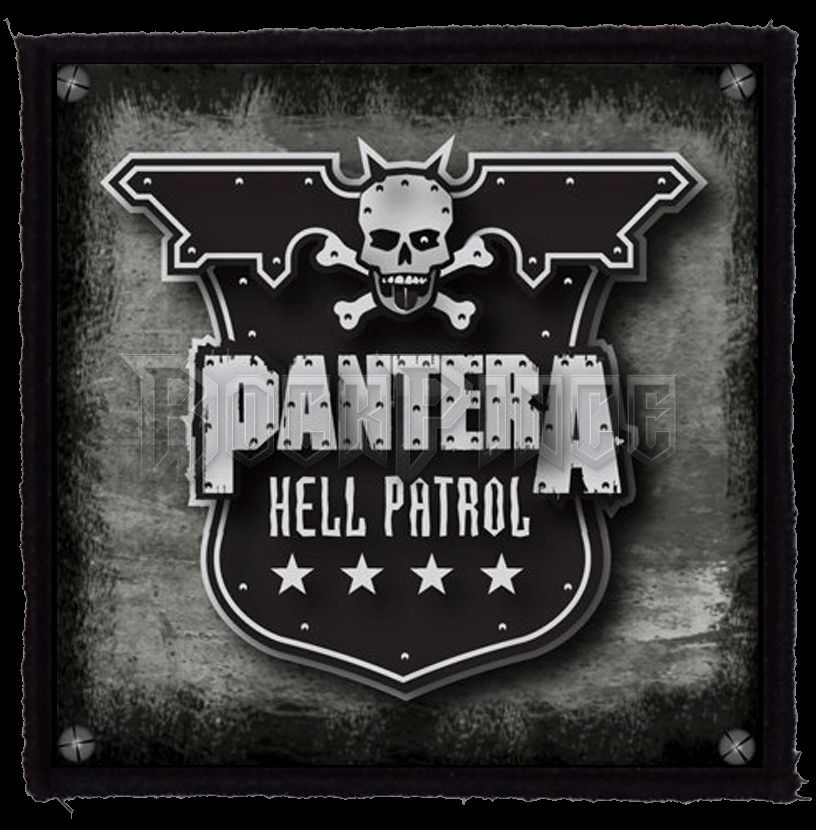 PANTERA - Hell Patrol (95x95) - kisfelvarró HKF-0887