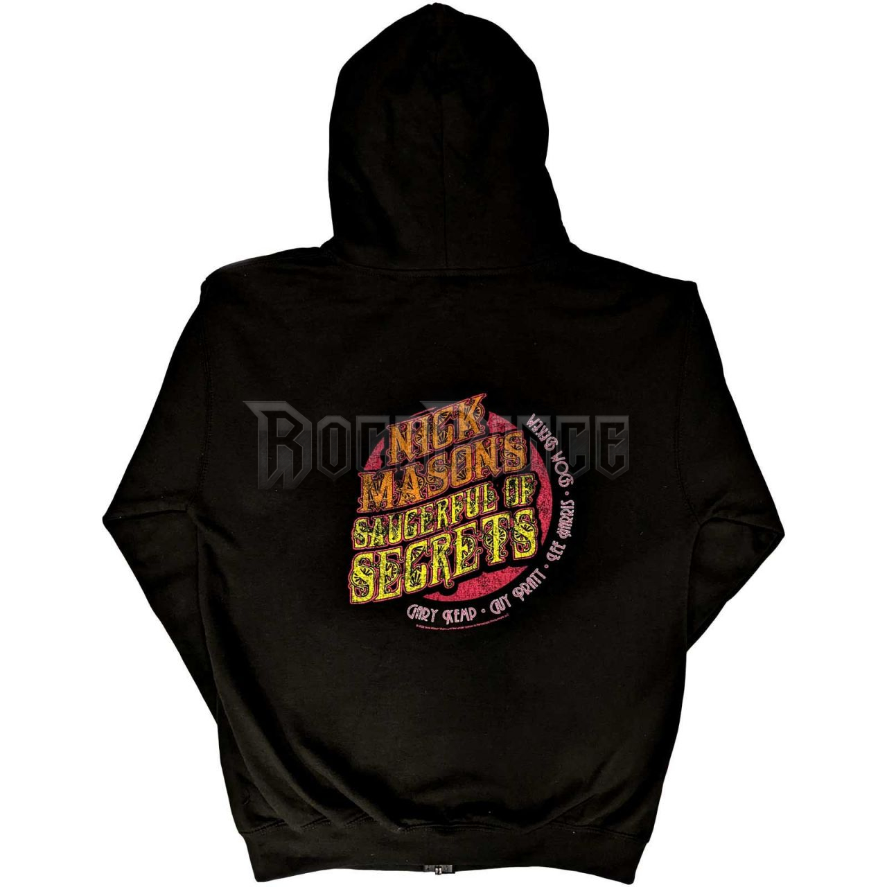 Nick Mason's Saucerful of Secrets - Logo - unisex cipzáras kapucnis pulóver - NMSOSZHD01MB