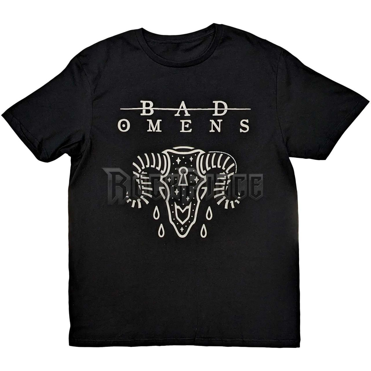 Bad Omens - Ram Skull - unisex póló - BOTS01MB