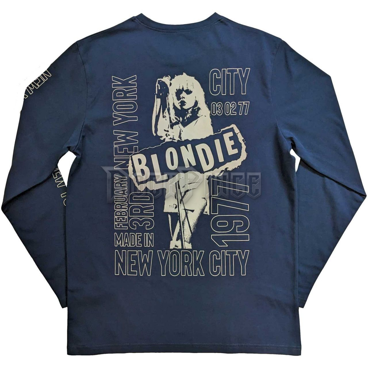 Blondie - NYC '77 - unisex hosszú ujjú póló - BLDLST34MD