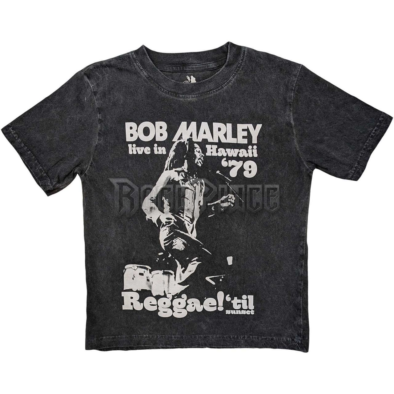 Bob Marley - Hawaii Snow Wash - gyerek póló - BMASWASH01BC