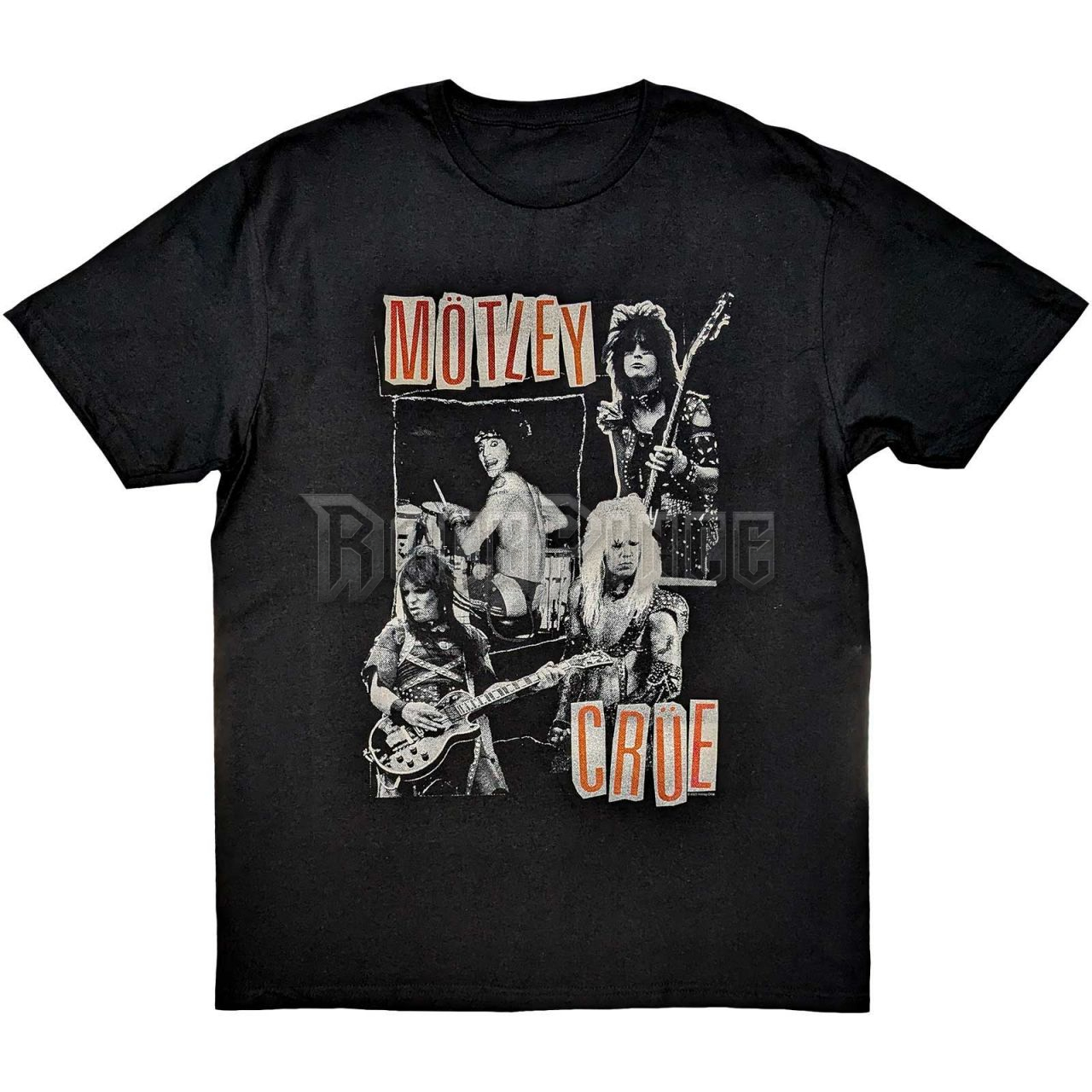 Mötley Crüe - Vintage Punk Collage - unisex póló - MOTTEE47MB