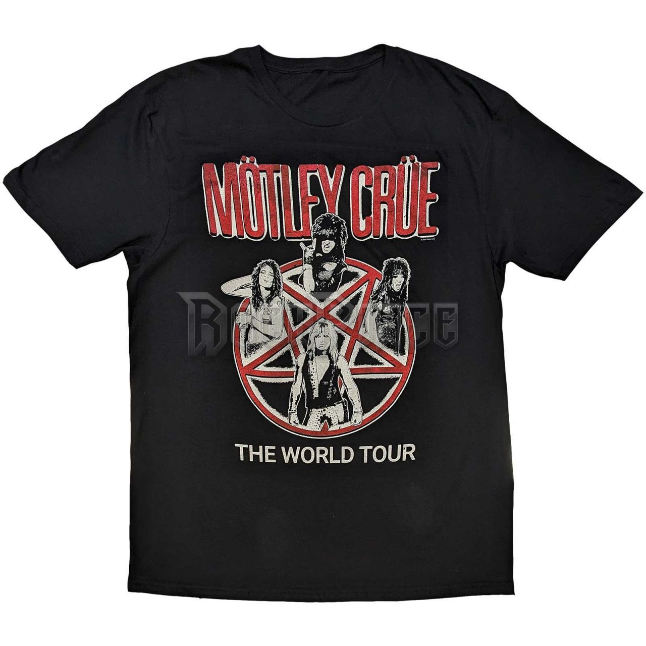 Mötley Crüe - Vintage World Tour - unisex póló - MOTTEE50MB