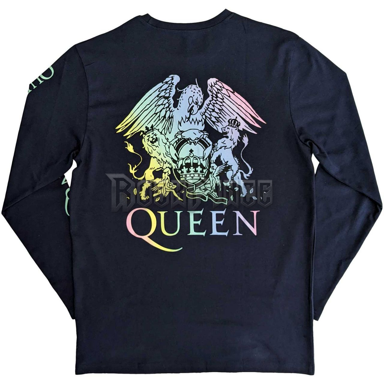 Queen - Rainbow Crest - unisex hosszú ujjú póló - QULST97MD