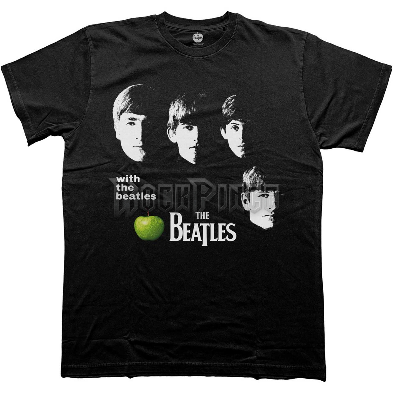 The Beatles - With The Beatles Apple - unisex póló - BEATTEE538MB