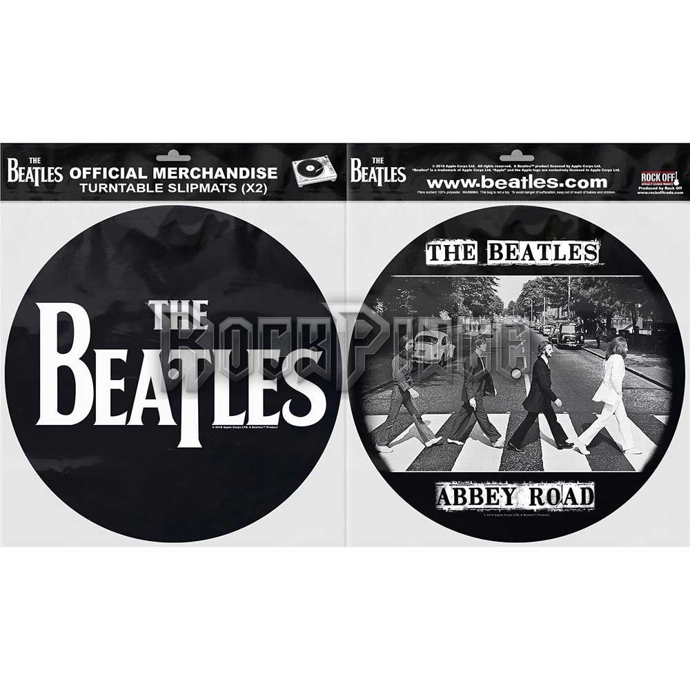 The Beatles - Drop T Logo & Abbey Road - slipmat szett - BEATSLPMT07