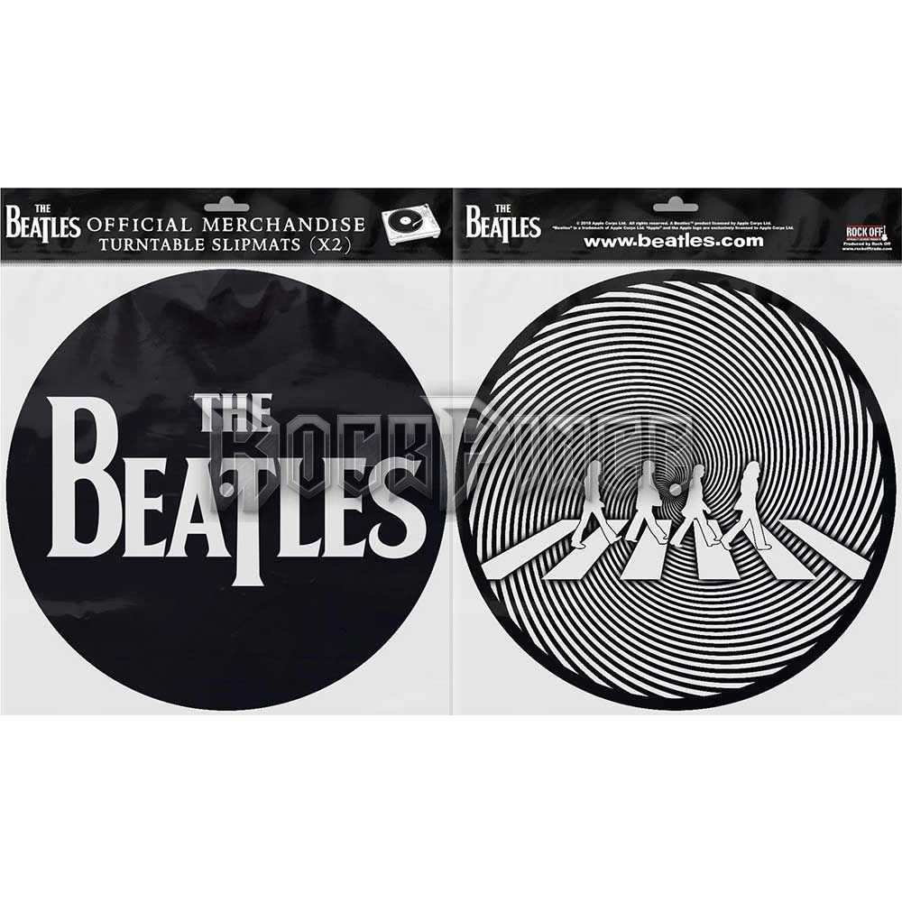 The Beatles - Drop T Logo & Crossing Silhouette - slipmat szett - BEATSLPMT08