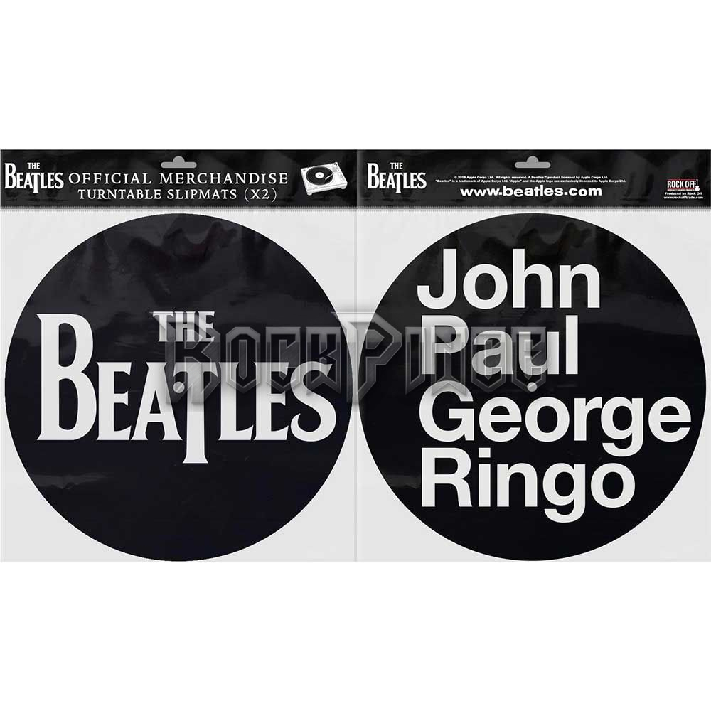 The Beatles - Drop T Logo & JPGR - slipmat szett - BEATSLPMT03 / SM042