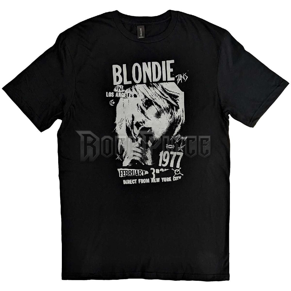 Blondie - 1977 Vintage - unisex póló - BLDTS35MB