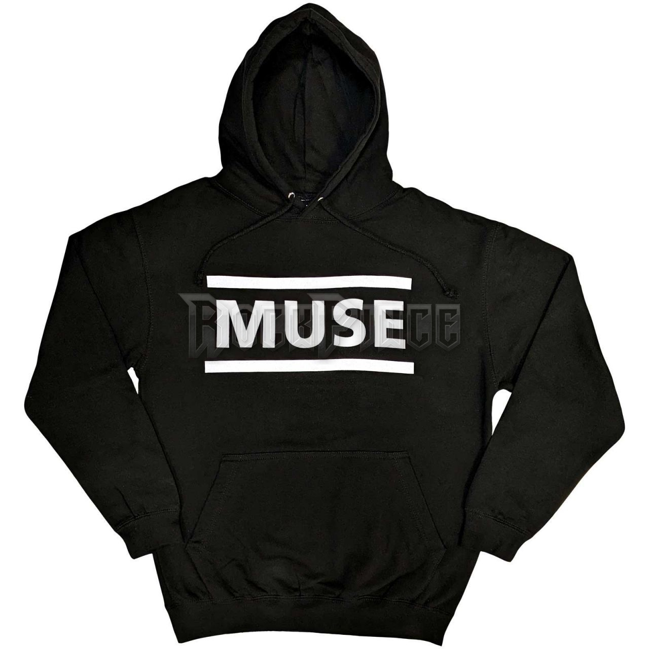 Muse - White Logo - unisex kapucnis pulóver - MUSEHD01MWB
