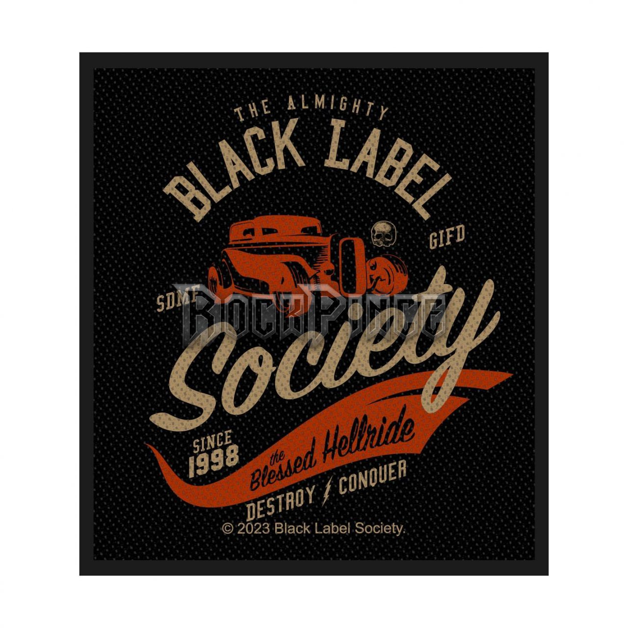 BLACK LABEL SOCIETY - THE BLESSED HELLRIDE - kisfelvarró - SP3272