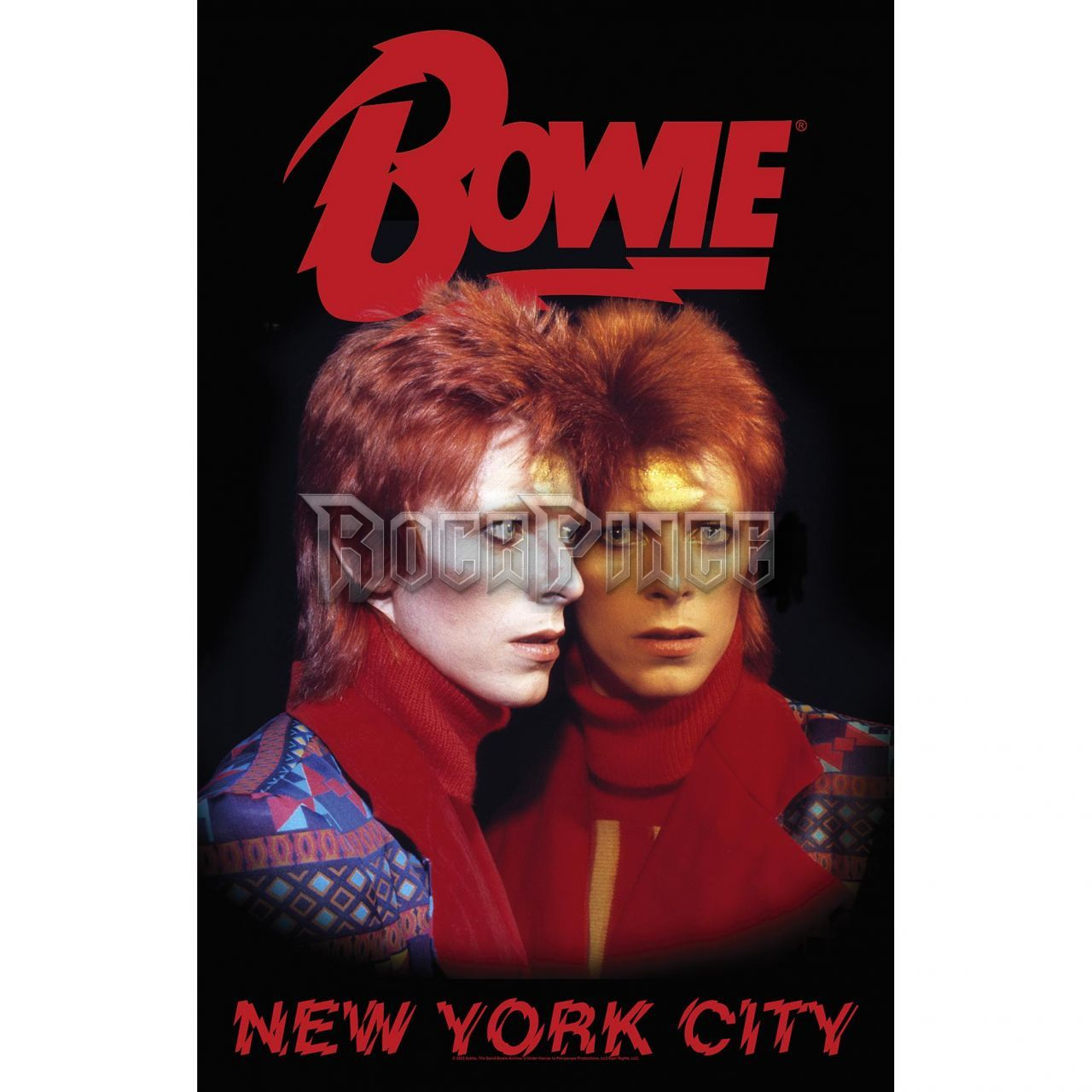 DAVID BOWIE - NEW YORK CITY - Textil poszter / Zászló - TP322