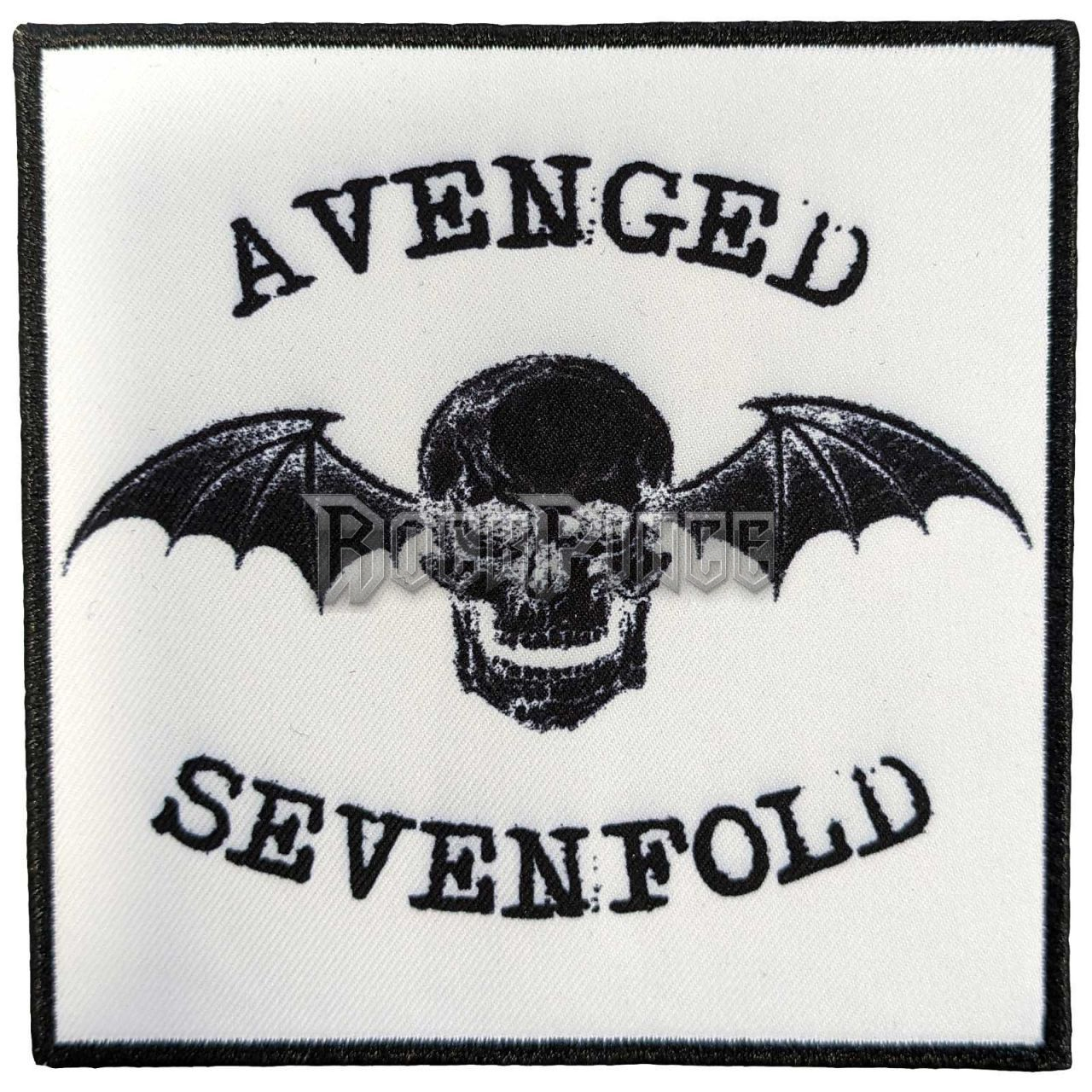 Avenged Sevenfold - Classic Deathbat Negative - kisfelvarró - ASPAT01