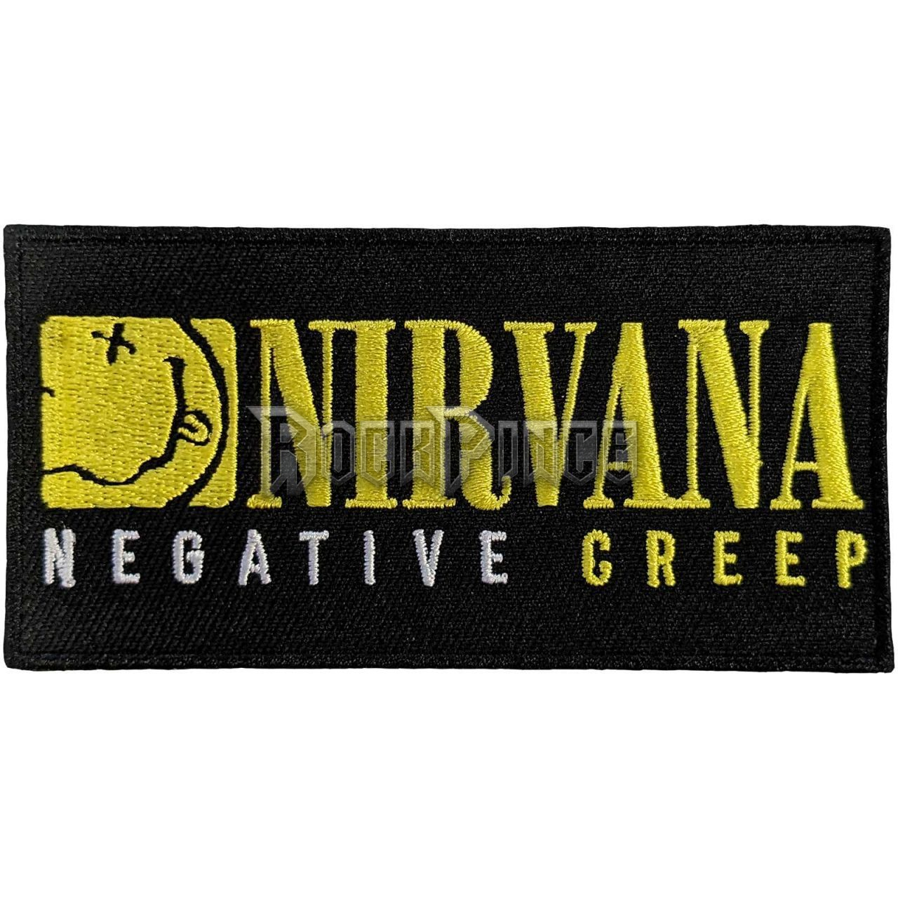 NIRVANA - Negative Creep - kisfelvarró - NIRVPAT18