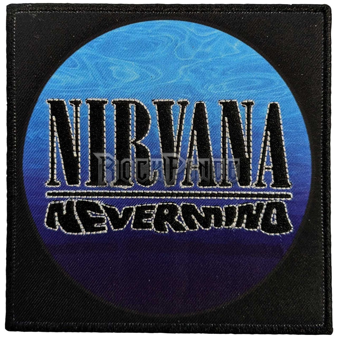 NIRVANA - Nevermind Wavy Logo - kisfelvarró - NIRVPAT16