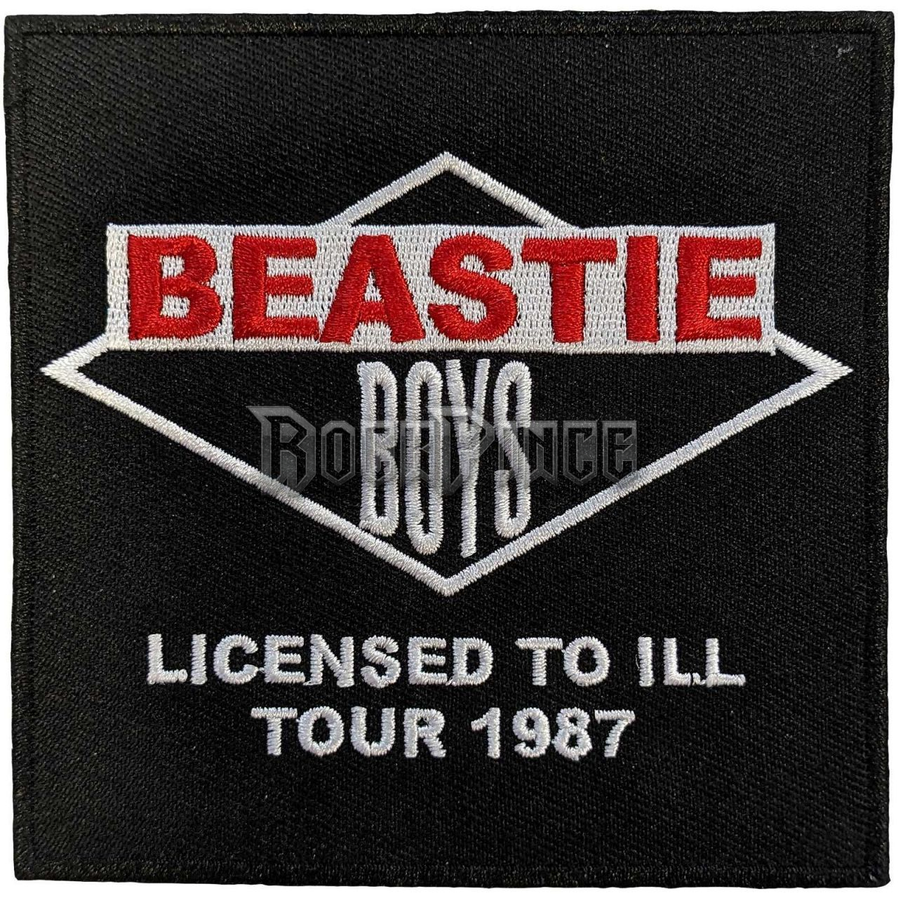 The Beastie Boys - Licensed To Ill Tour 1987 - kisfelvarró - BEASTPAT02