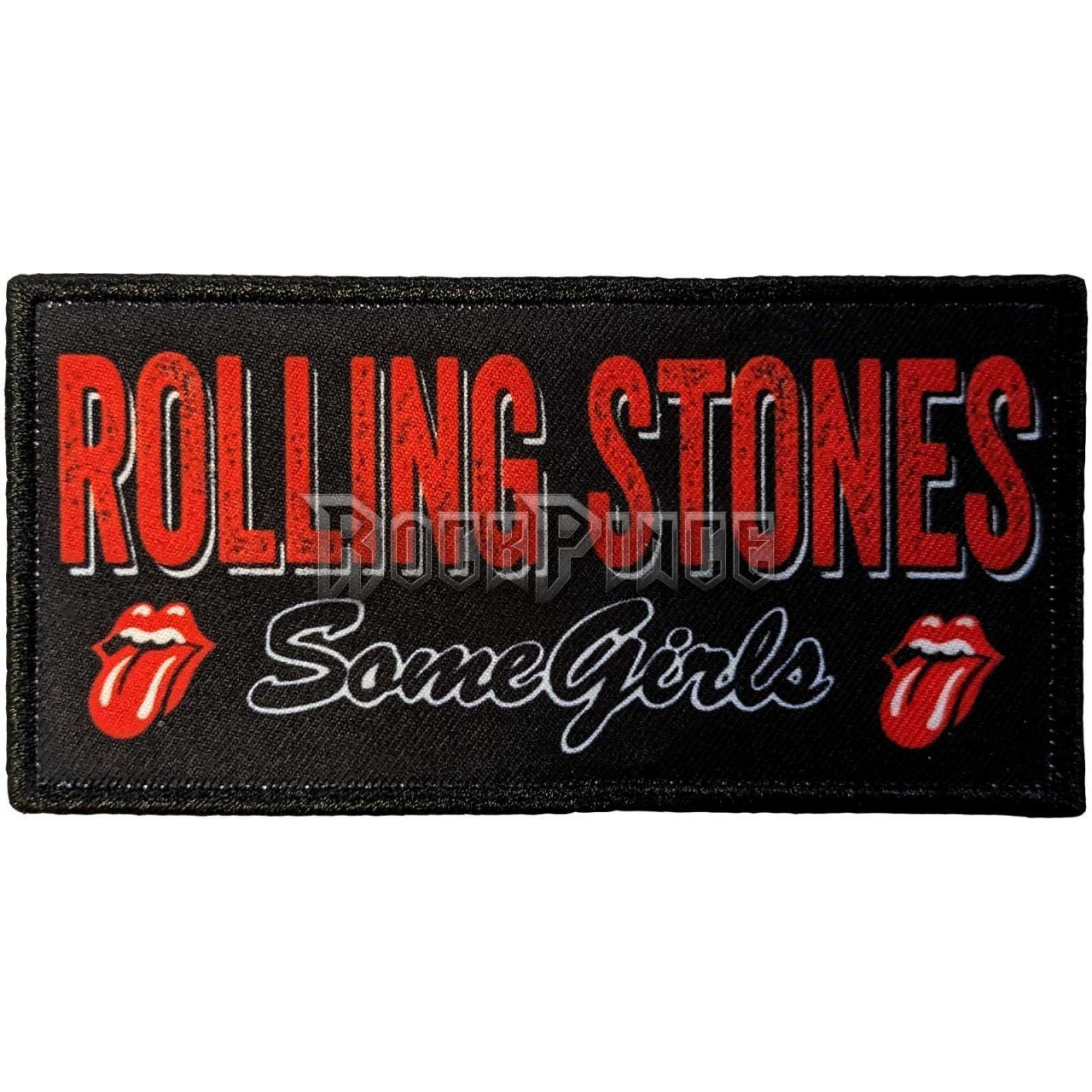 The Rolling Stones - Some Girls Logo - kisfelvarró - RSPAT26