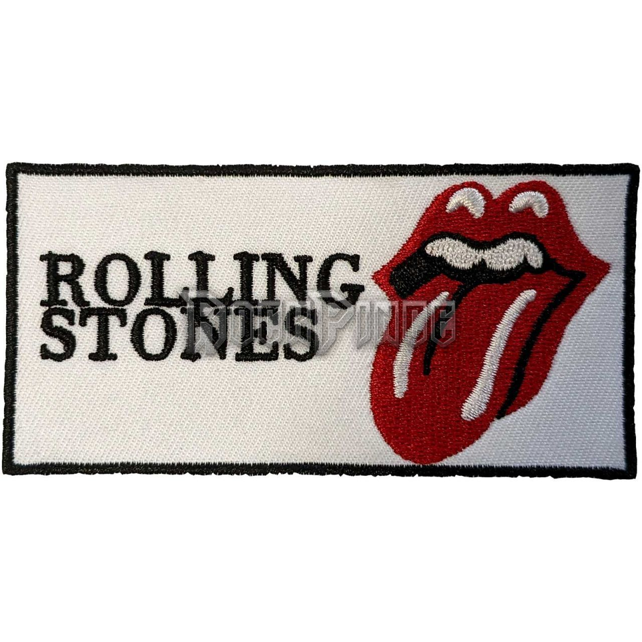 The Rolling Stones - Text Logo - kisfelvarró - RSPAT25