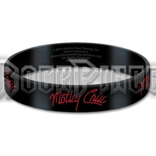 Mötley Crüe - Logo - szilikon karkötő - MOTGUM01
