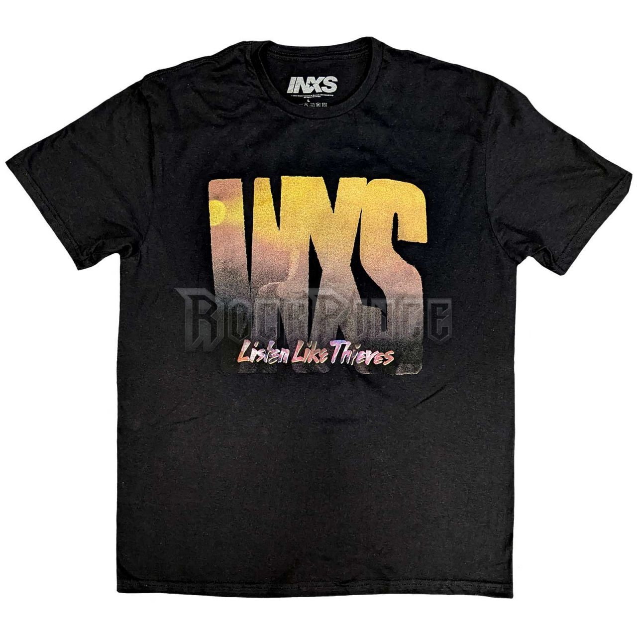 INXS - Listen Like Thieves Tour - unisex póló - INXSTS02MB