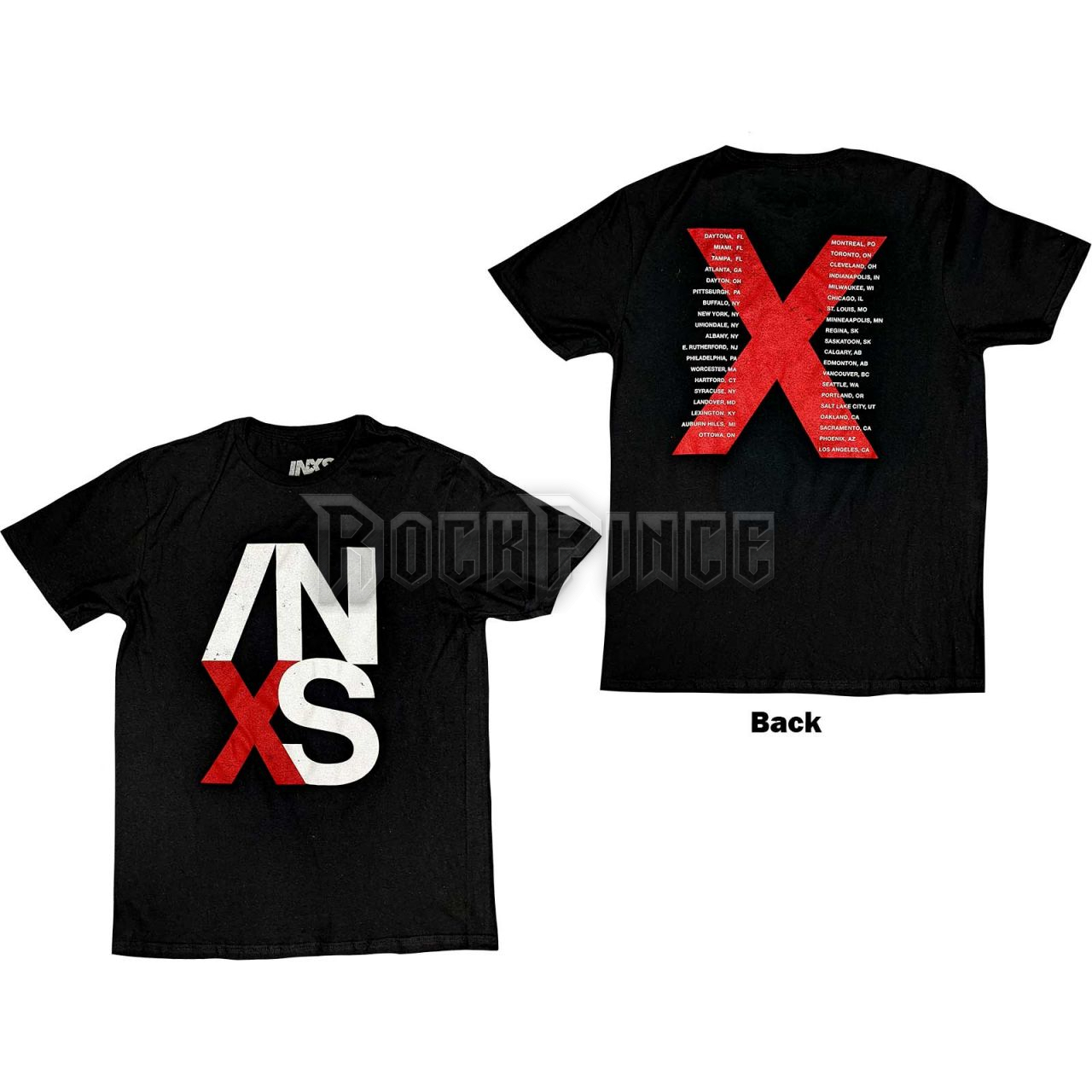 INXS - US Tour - unisex póló - INXSTS01MB