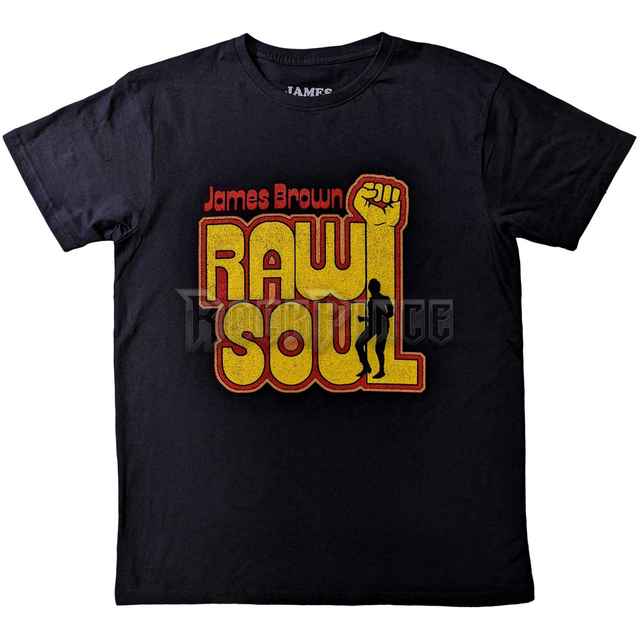 James Brown - Raw Soul - unisex póló - JABRTS02MB