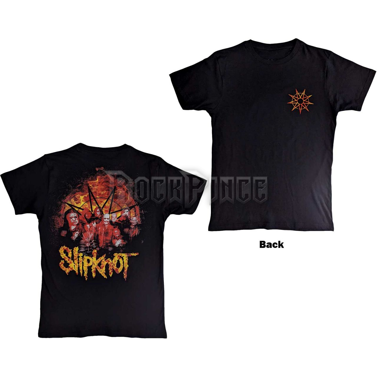 Slipknot - The End So Far Flame Logo - unisex póló - SKTS105MB