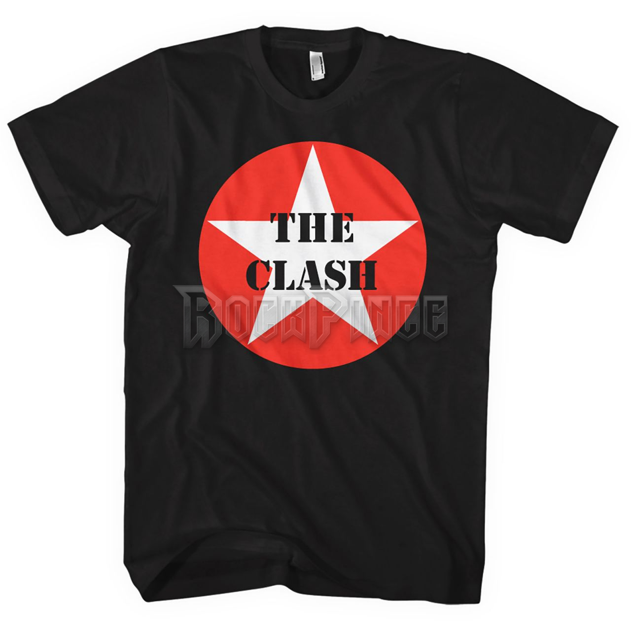 The Clash - Star Badge - unisex póló - CLTS01MB