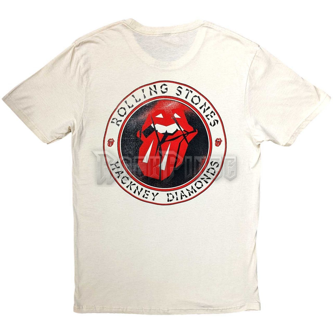 The Rolling Stones - Hackney Diamonds Circle Label - unisex póló - RSTS236MNAT