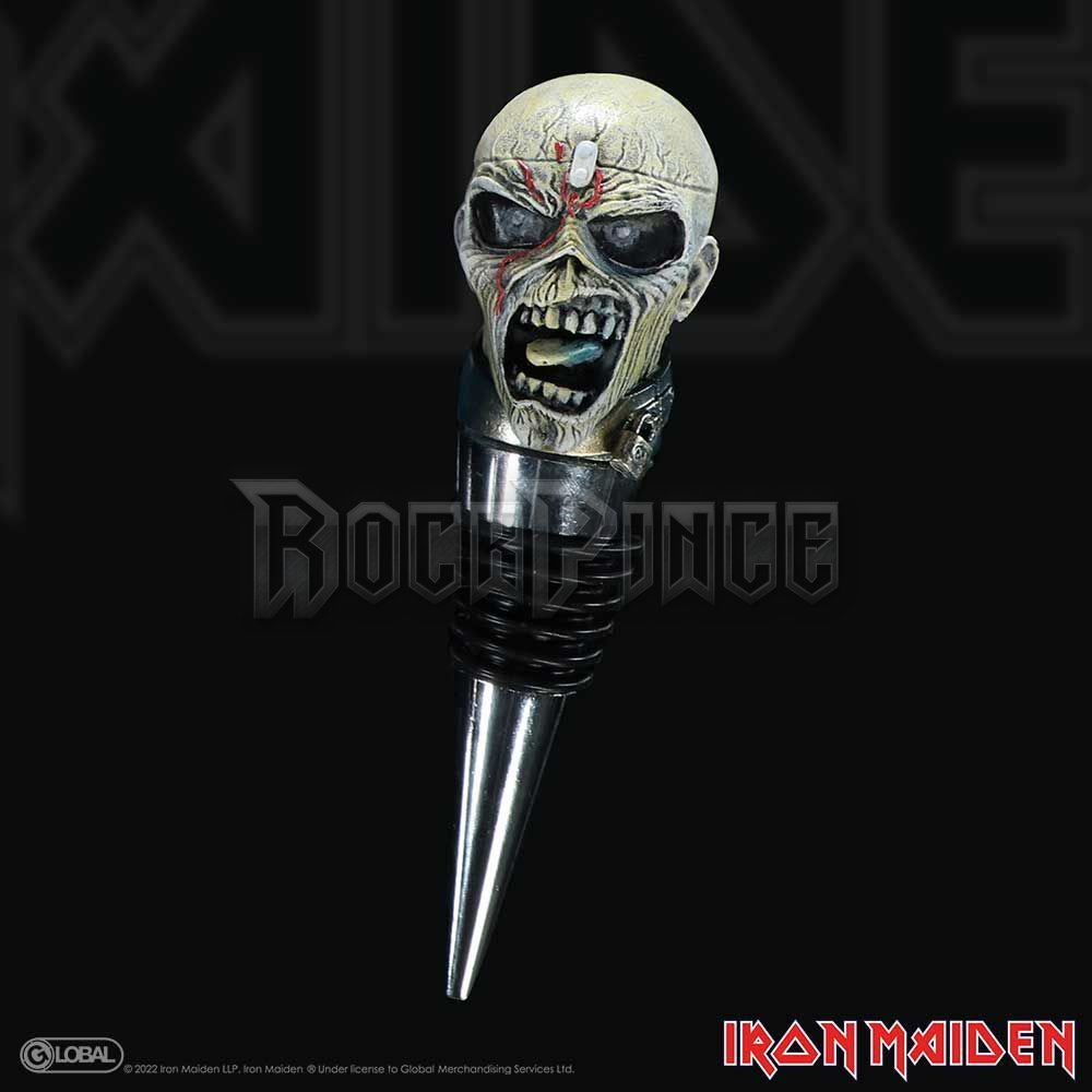 Iron Maiden - Eddie Piece of Mind - palackdugó - 10 cm - B6340X3