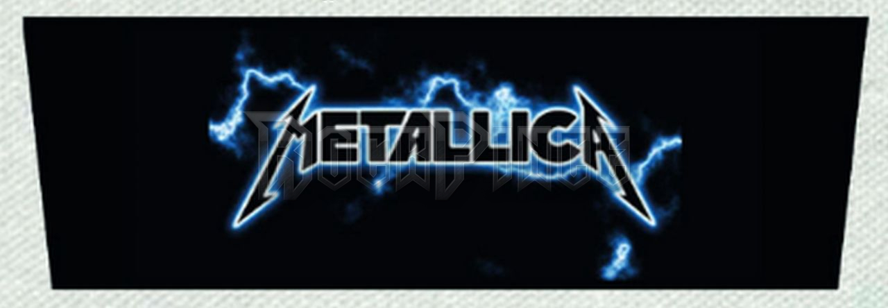 Metallica - Ride The Lightning - Superstrip Back Patch - HÁTFELVARRÓ - 27 x 8,5 cm