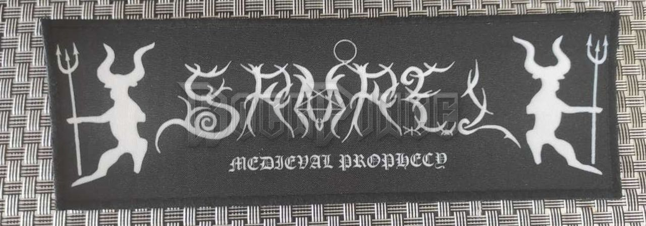 SAMAEL – Medieval - Superstrip Back Patch - HÁTFELVARRÓ - 27 x 8,5 cm