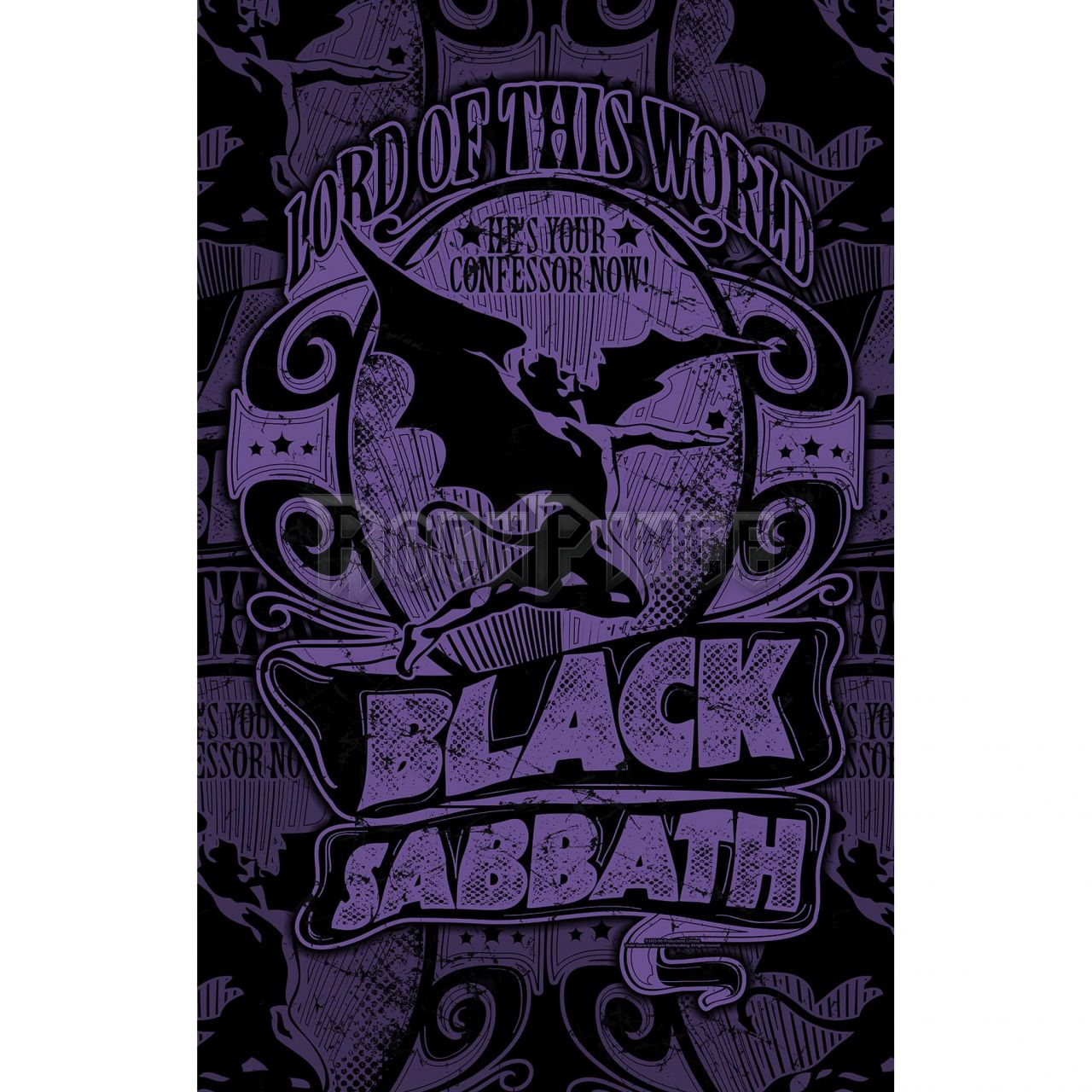 BLACK SABBATH - LORD OF THIS WORLD - Textil poszter / Zászló - TP324