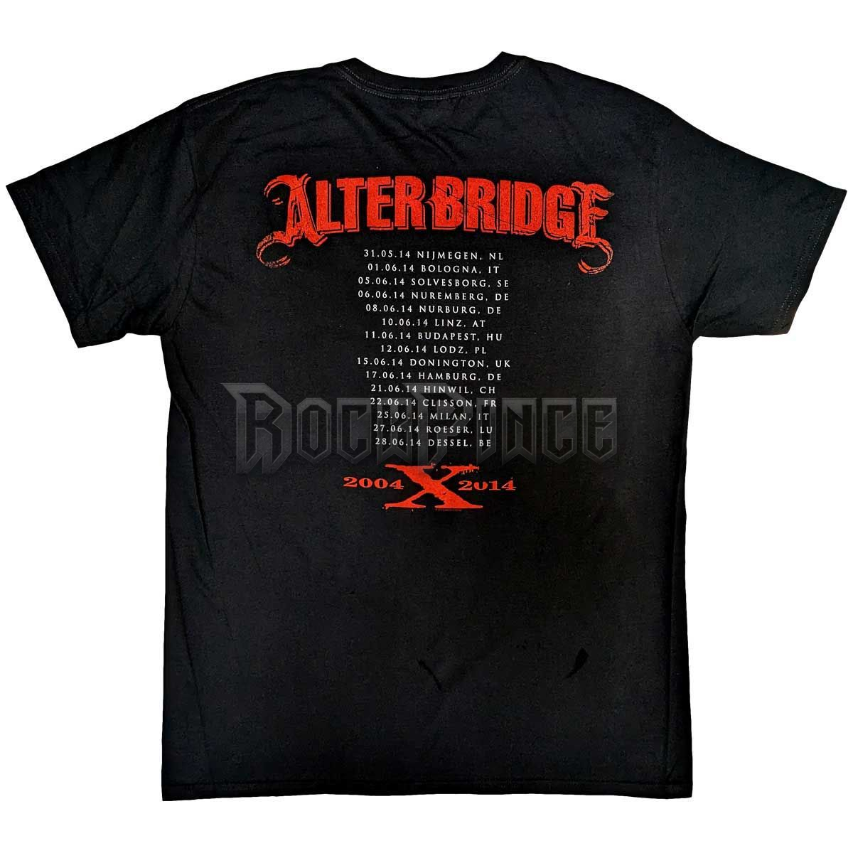 Alter Bridge - Fortress 2014 Tour Dates - unisex póló - ABTS03MB