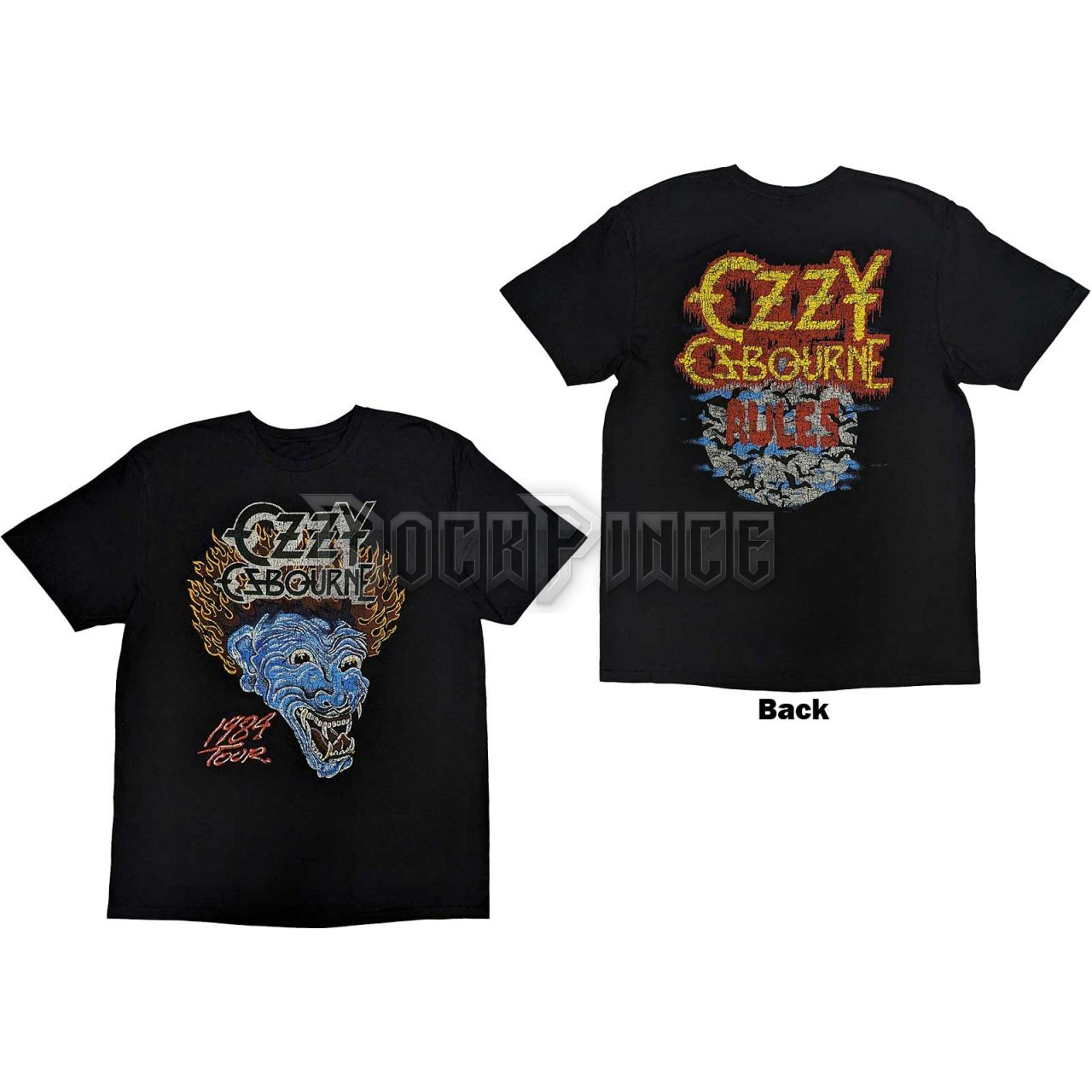 Ozzy Osbourne - Bark At The Moon Tour '84 - unisex póló - OZZTS37MB