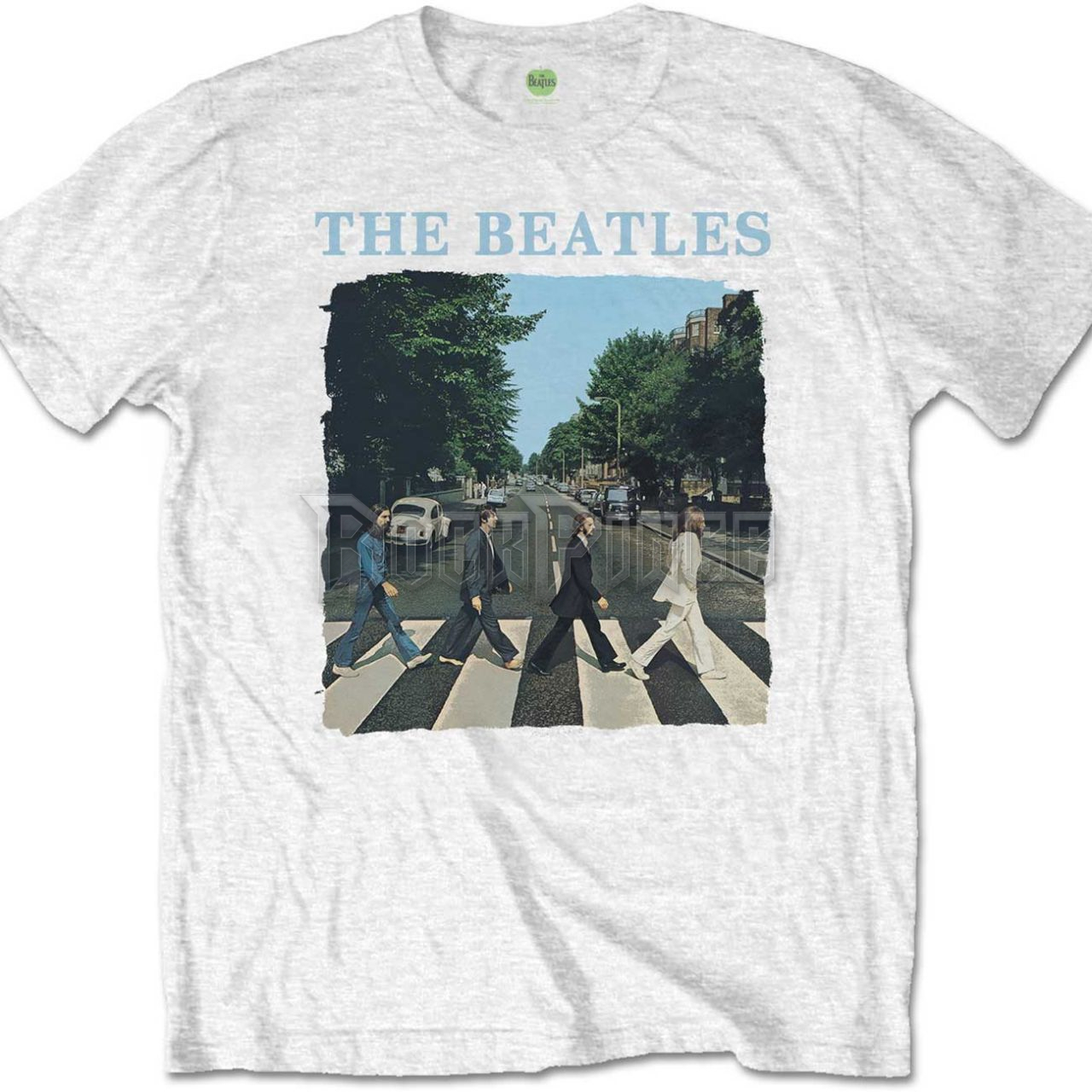 The Beatles - Abbey Road & Logo - unisex póló - BEATTEE46MW