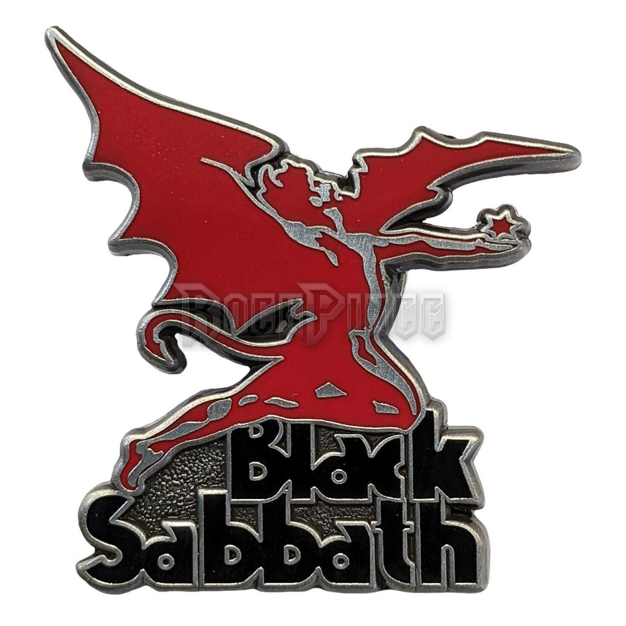 Black Sabbath - Logo & Daemon - kitűző / fémjelvény - BSPIN04