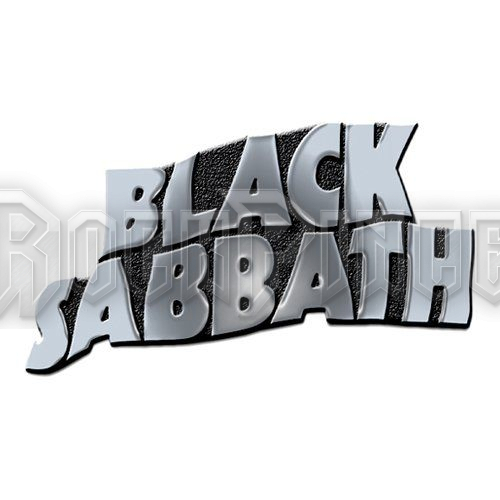 Black Sabbath - Wavy Logo - kitűző / fémjelvény - BSPIN01